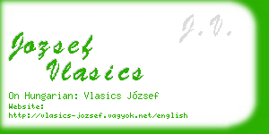 jozsef vlasics business card